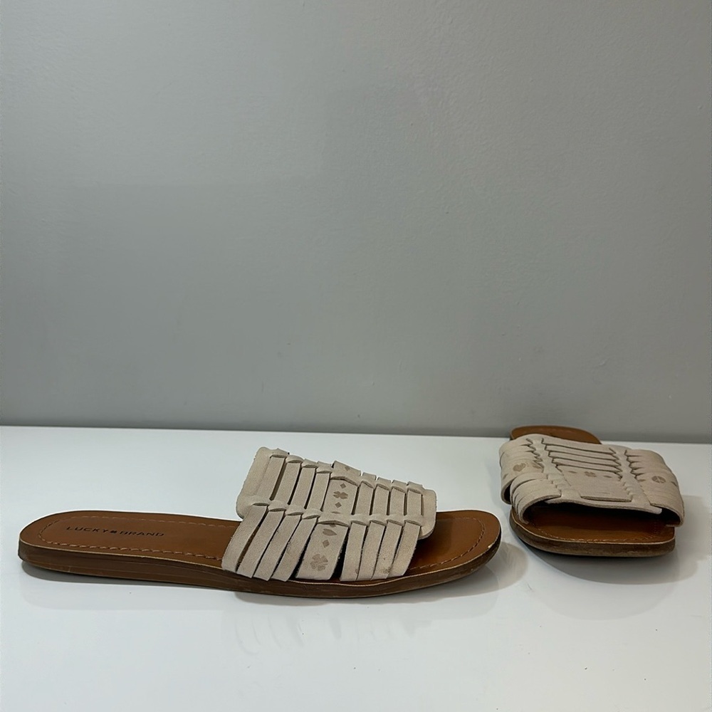 Lucky Brand Baneen Slide Sandals Size 10 - Picture 2 of 16